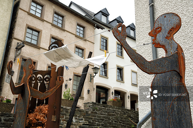 艺术的晾衣绳图片素材