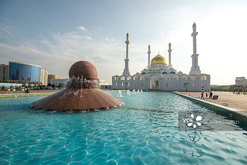 阿斯塔纳努尔-阿斯塔纳清真寺图片素材