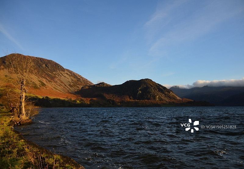 水边的冬天图片素材