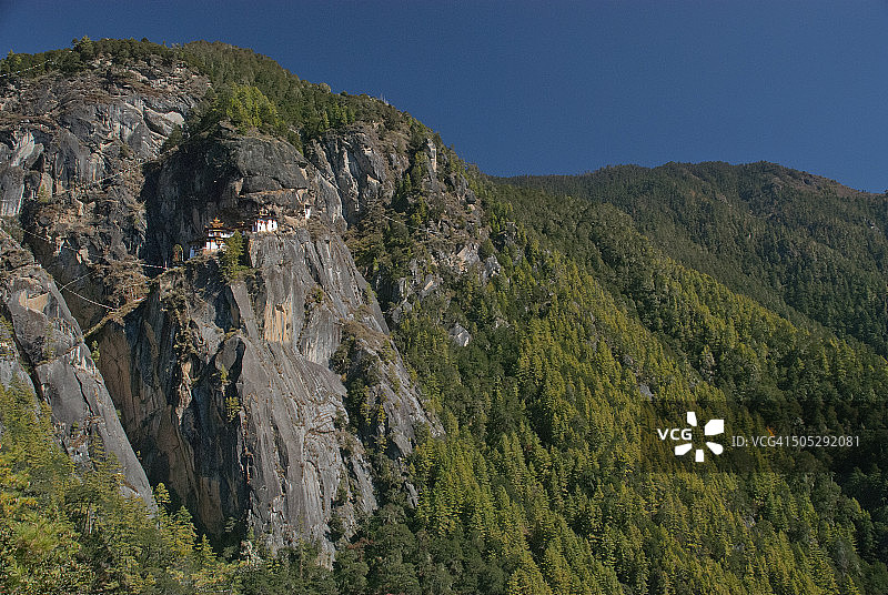 塔克桑（虎穴）寺总览图片素材