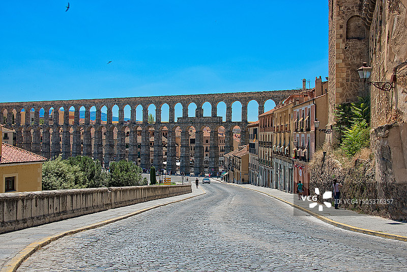 塞哥维亚渡槽图片素材