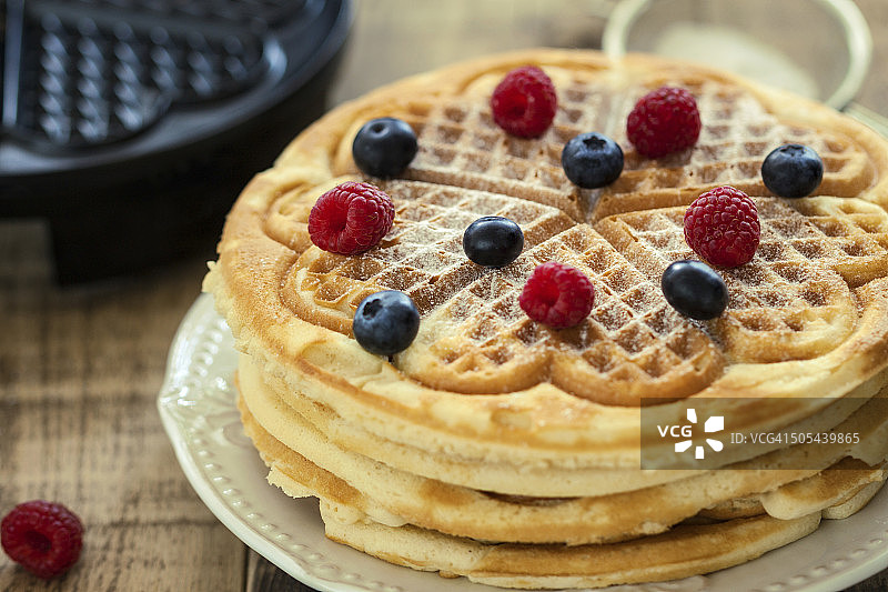 华夫饼图片素材