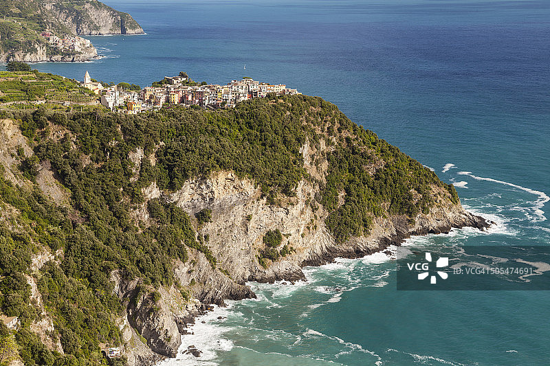 五渔村国家公园海岸线图片素材