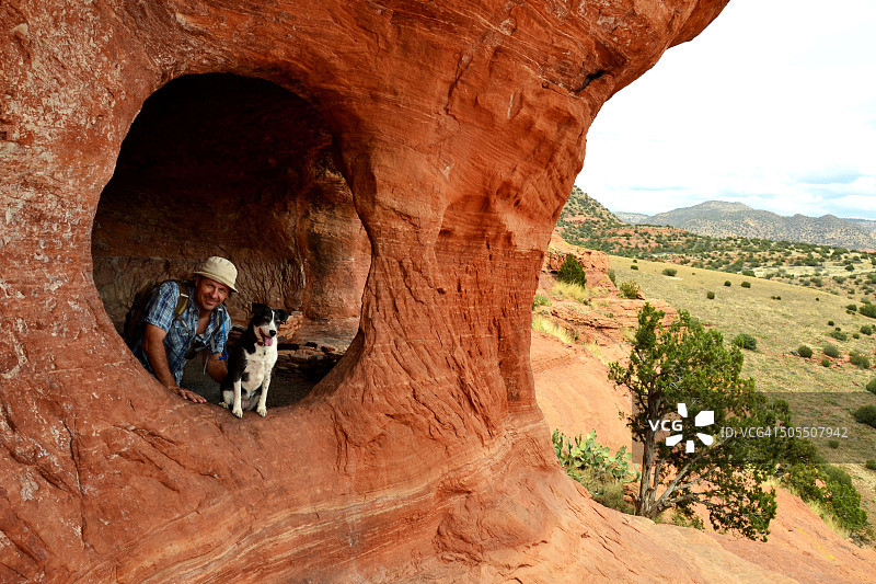 塞多纳强盗栖息地小径图片素材