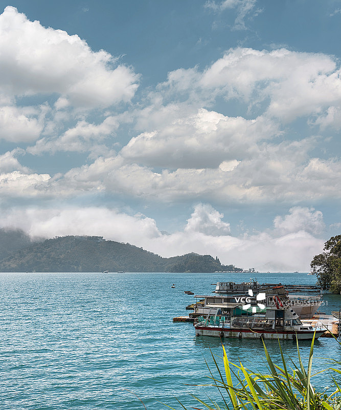 日月潭图片素材