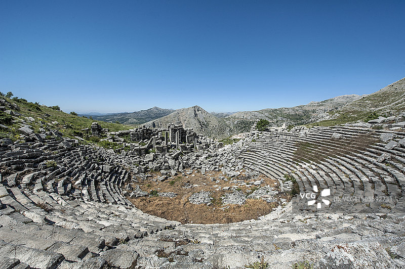 土耳其布尔杜尔萨加拉索斯考古遗址图片素材