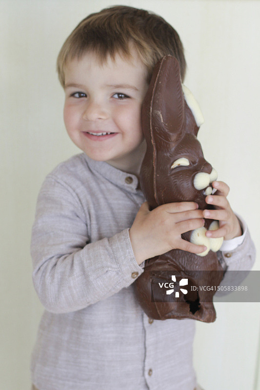 巧克力复活节兔子图片素材