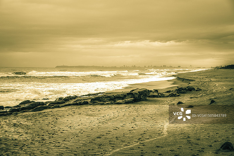 德班天际线图片素材