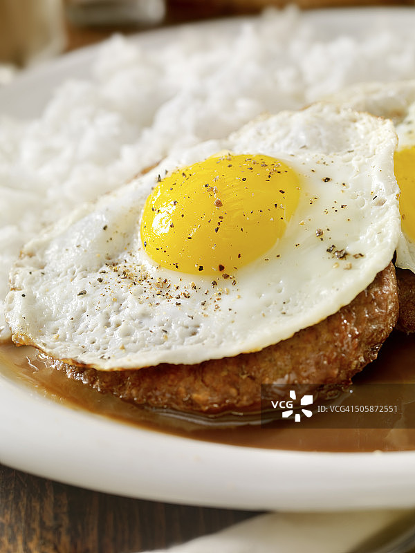 夏威夷碗仔饭图片素材