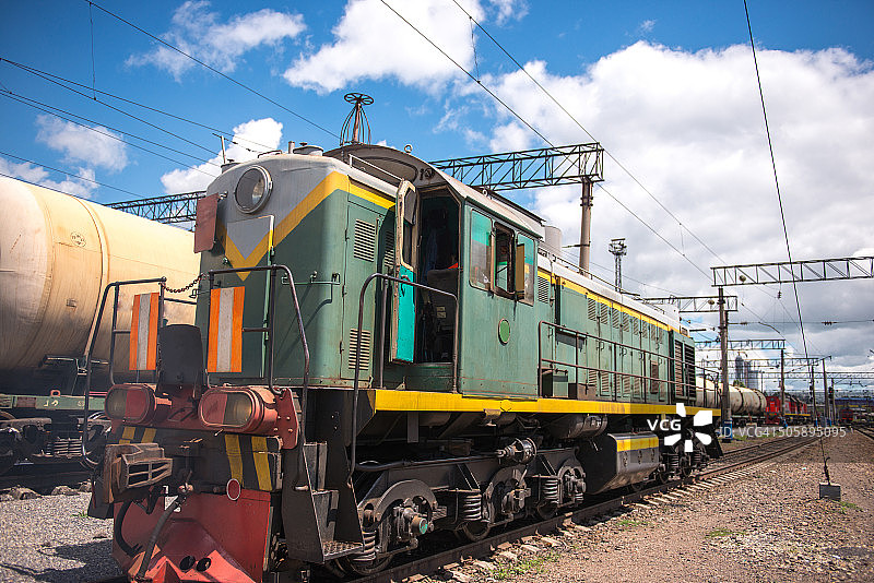 俄罗斯哈巴罗夫斯克境内的西伯利亚大铁路图片素材