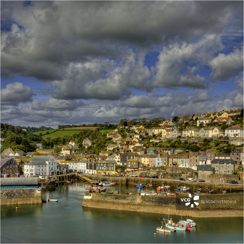英国康沃尔梅瓦吉西港图片素材