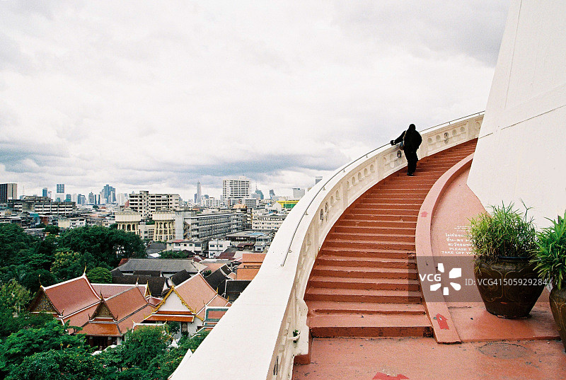 泰国曼谷金色山图片素材