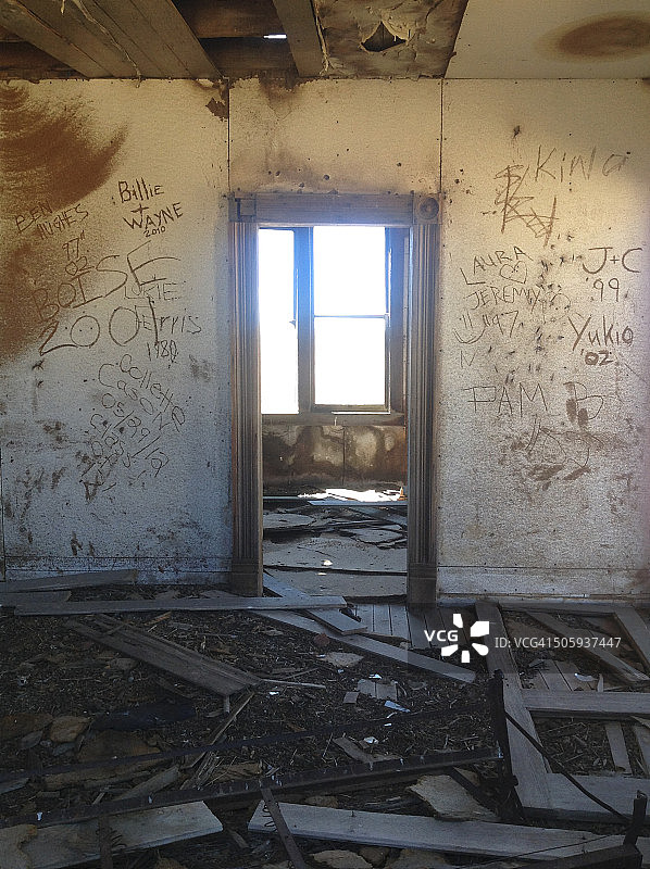 农舍内部遗址图片素材