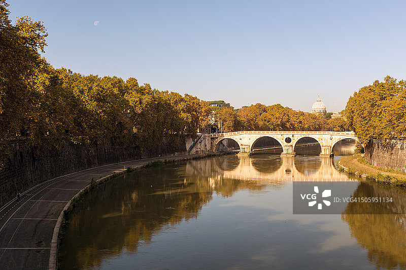 罗马与台伯河图片素材