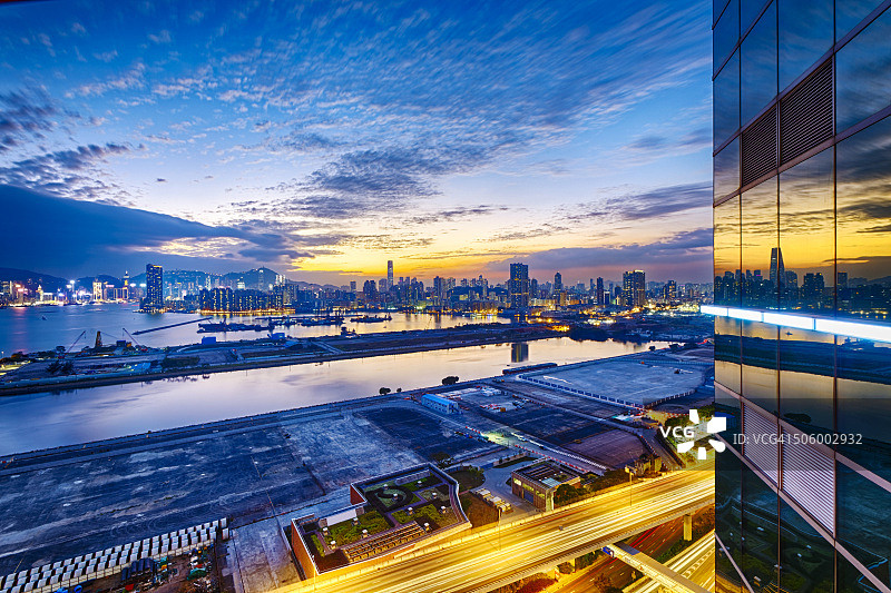 香港夜景图片素材