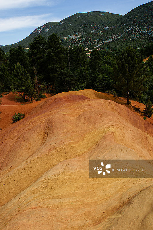 普罗旺斯的赭石图片素材