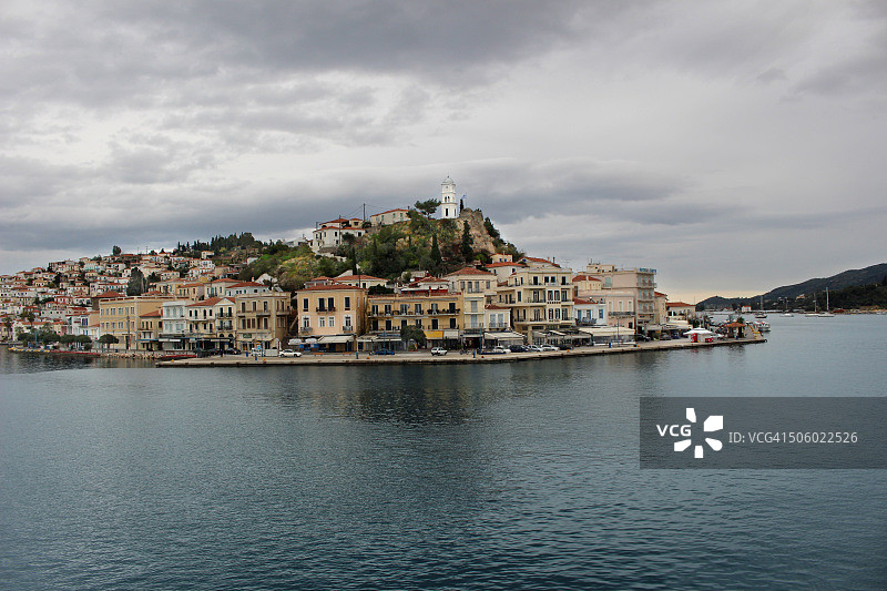 希腊波罗斯岛风光图片素材