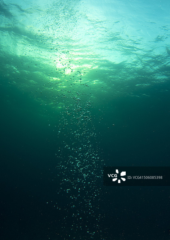 潜水员的气泡图片素材