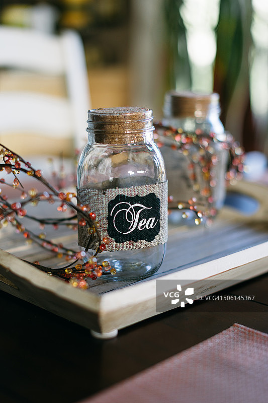 美式家居——茶和糖罐图片素材