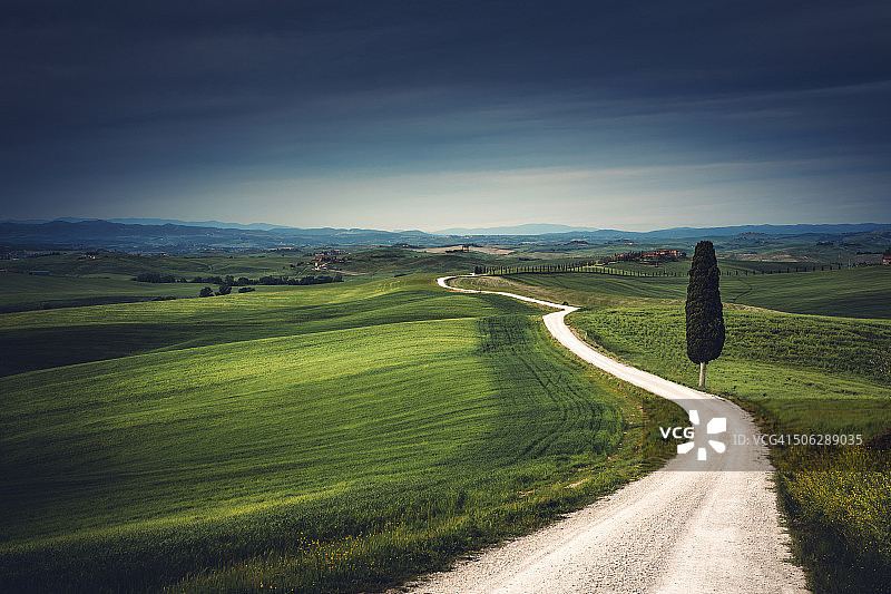 托斯卡纳道路图片素材