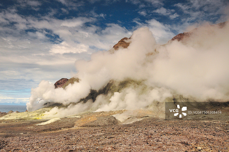 白色岛屿山丘图片素材