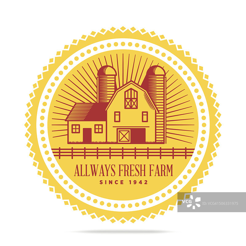 农场标签图片素材