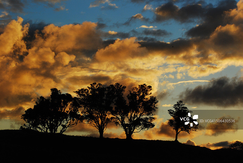 阿斯玛·皮亚库雷尔的昏暗日落图片素材