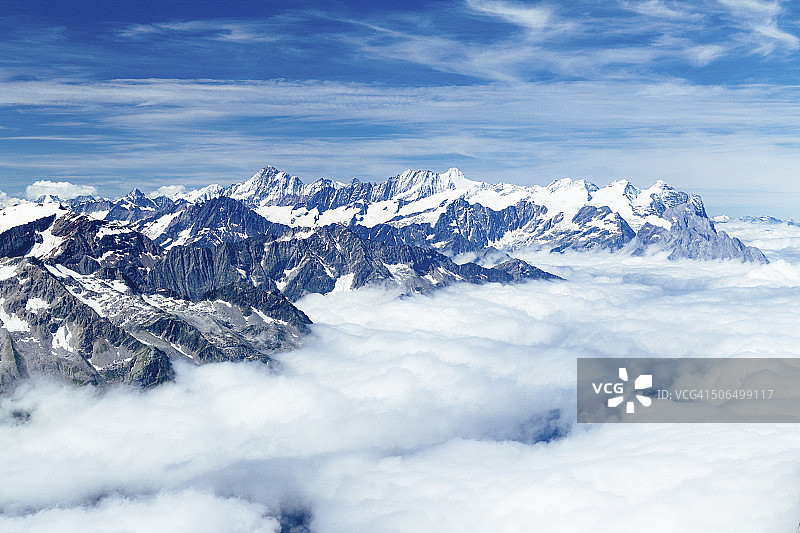 瑞士铁力士山观景台图片素材