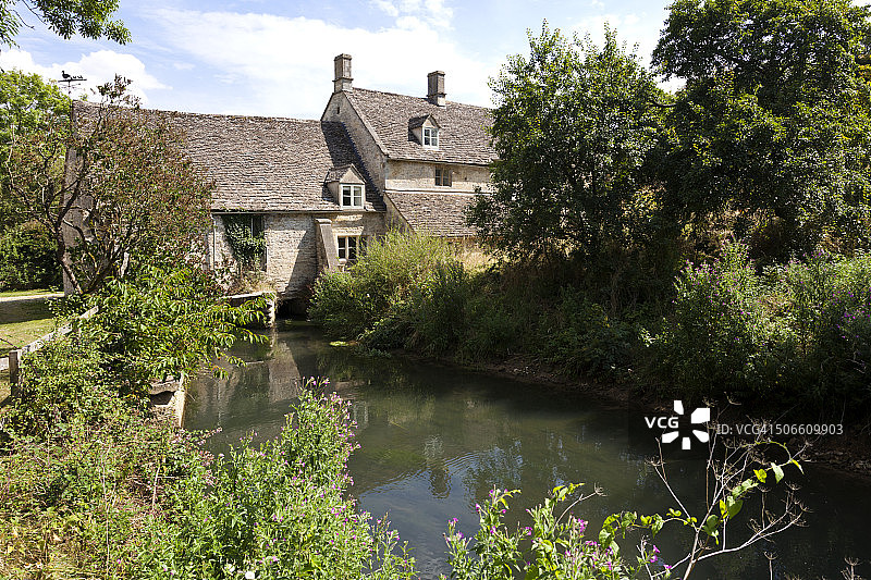 格洛斯特郡温德拉什磨坊图片素材