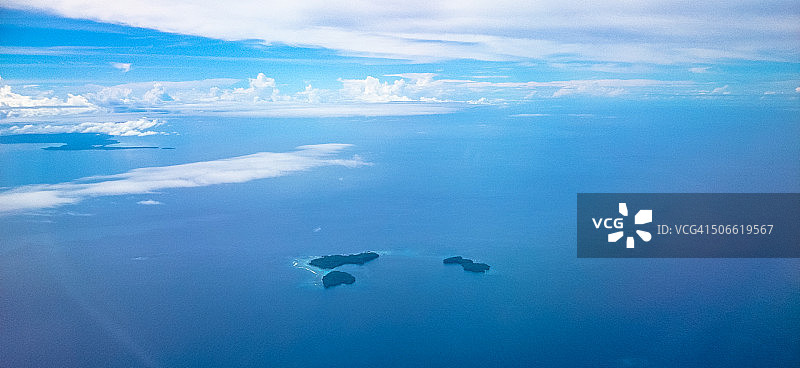 俾斯麦海中的岛屿图片素材