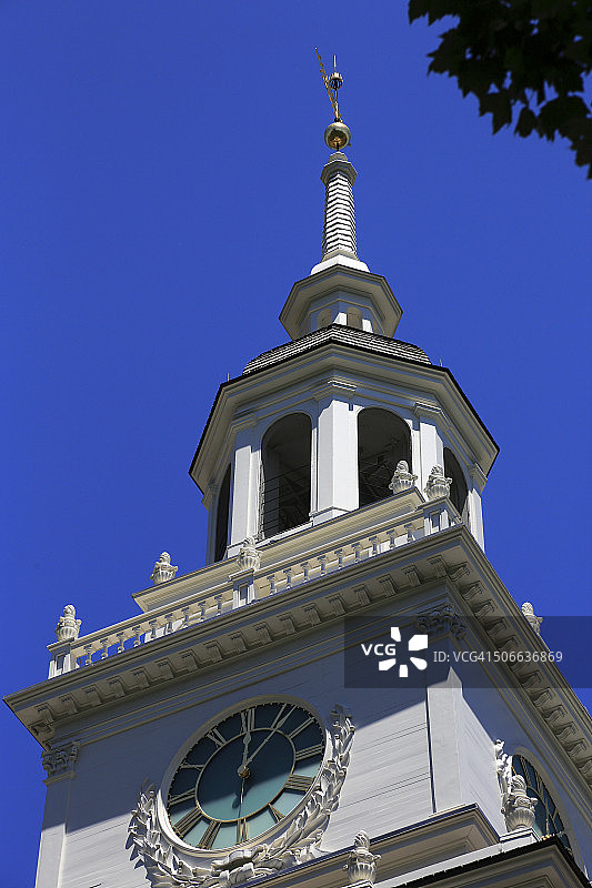 独立厅钟楼图片素材