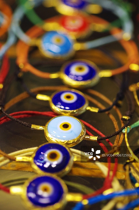 邪恶之眼手绳图片素材