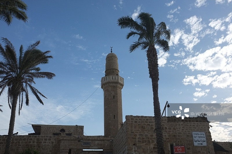 西德尼阿里清真寺 天空下图片素材