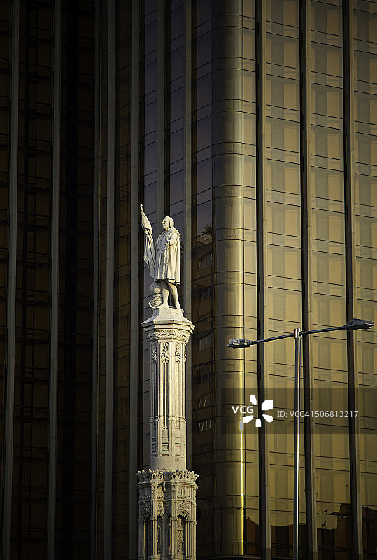 哥伦布纪念碑图片素材