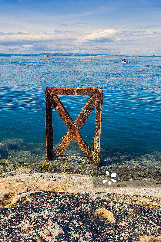 阿伦岛科里港景色图片素材