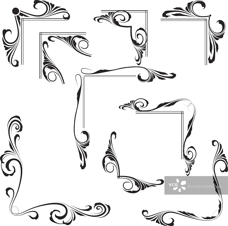 装饰角图片素材