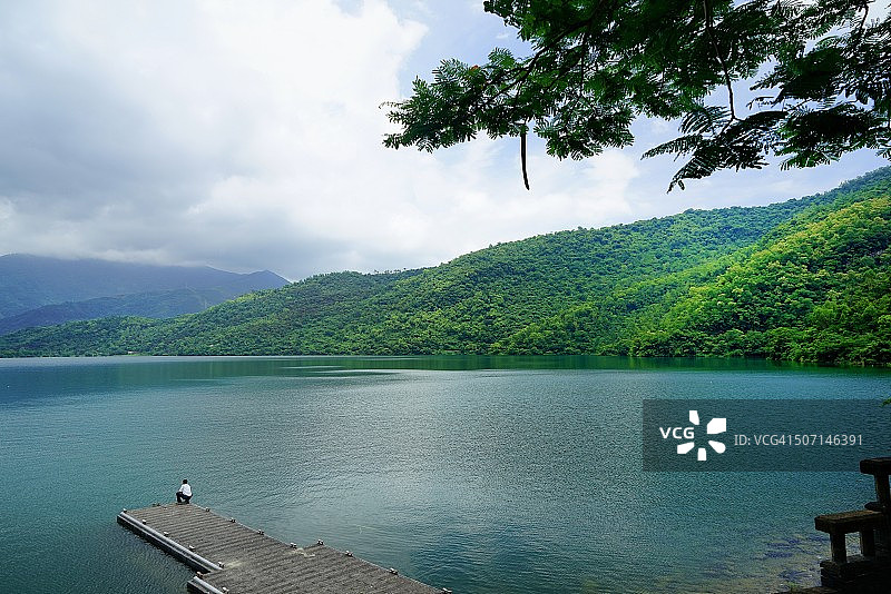 花莲鲤鱼潭湖图片素材