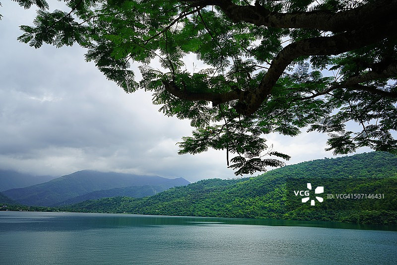 花莲鲤鱼潭湖图片素材