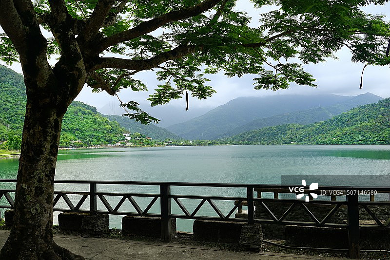 花莲鲤鱼潭湖图片素材