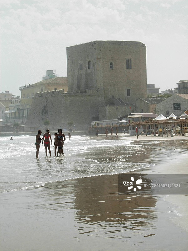 海边的西洛可风天气图片素材