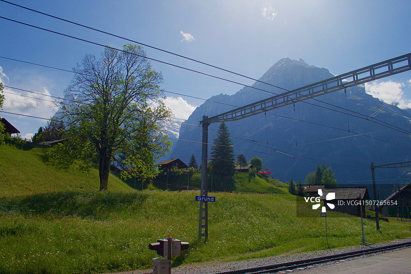 冬季的壮丽景观图片素材