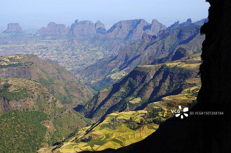 库尔贝特·梅塔亚的晨景图片素材