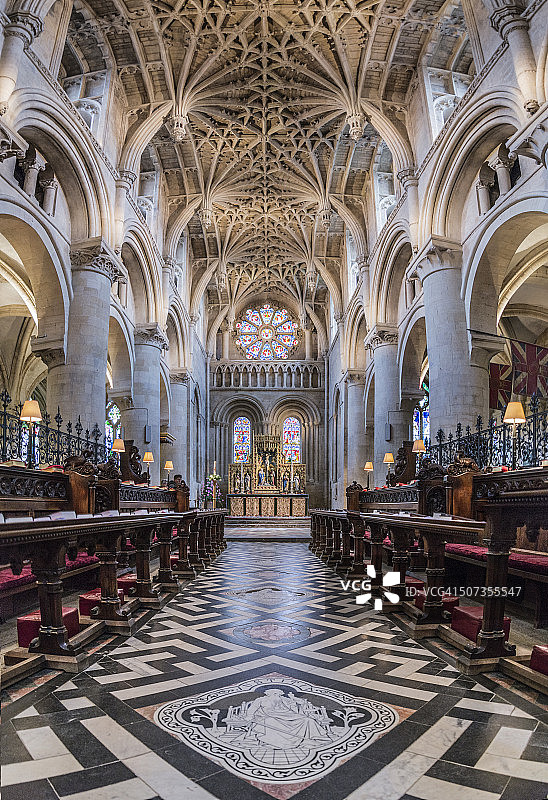 基督教堂内部图片素材