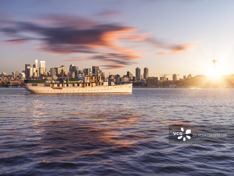 西雅图天际线图片素材