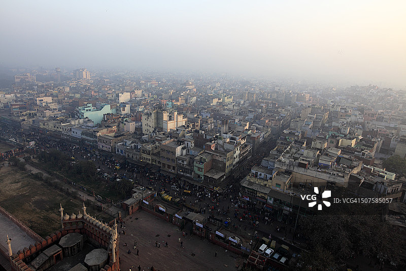 老德里的城市景观图片素材