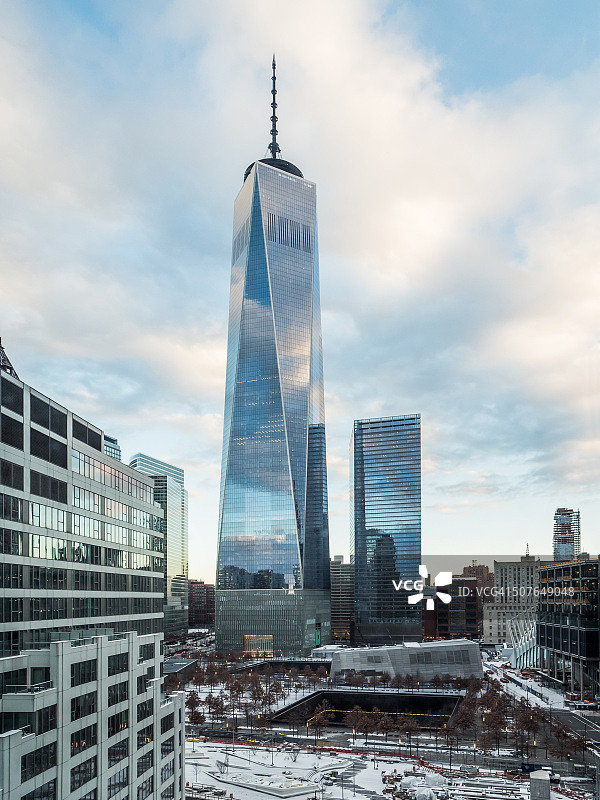 “9·11”纪念馆和世界贸易中心，纽约图片素材