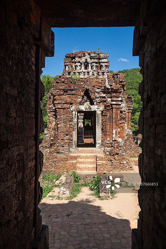 美山圣地湛塔综合体图片素材
