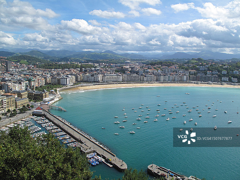 西班牙圣塞巴斯蒂安图片素材