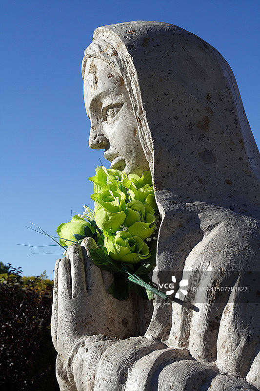 奇马约的鲜花圣母图片素材