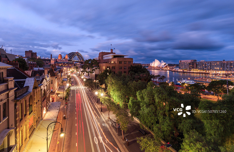 悉尼岩石区，澳大利亚图片素材